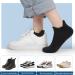 Buy NUOZA 10 Pairs Unisex Cotton Sneaker Socks - Black White Grey Ankle Socks for Men & Women (Size 43-46) - Comfortable & Stylish - Buy Online on GoSupps.com