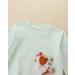 Girls Cotton Sweatshirt | Casual Long Sleeve Pullover for Toddler Girl | Age 4-5 Years | Blue - Buy Online on GoSupps.com