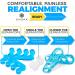 Sixora Premium Gel Toe Separators for Overlapping Toes - Toe Straighteners, Spacers, Hammer Toe & Bunion Corrector - Correct Your Toes Naturally! - Buy Online on GoSupps.com