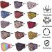 Washable Reusable 3 Layers Cotton Cloth Mask - Colorful Cloudy Design One Size Fits Most | International Shipping Available - Buy Online on GoSupps.com