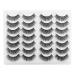 Glowingwin Natural Wispy Faux Mink Lashes - 14 Pairs 3D Lightweight Handmade Soft Fluffy Medium Length Strip Eyelashes - Buy Online on GoSupps.com