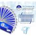  Vinmall 14 strips 28 pieces teeth whitening 5D white professional teeth whitening white teeth strips help eliminate / smoking / coffee / soda / stained wine mint flavor - Buy Online on GoSupps.com
