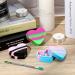 3 Heart Shaped Silicone Wax Containers - Assorted Colors | Non Stick Oil Wax Concentrate Jars with Stainless Steel Carving Tool - Buy Online on GoSupps.com