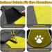 Kpuplol Hundersmantel | Waterproof Dog Raincoat with Hood & Reflex Stripes | Ultra-Light Breathable Dog Jacket for Small Medium & Large Dogs | Outdoor Hiking M Black/Yellow - Buy Online on GoSupps.com