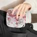 Menstrual Bag with Zipper - Cherry Blossom & Bird Design for Women & Girls | Ideal Tampon Organizer - Buy Online on GoSupps.com