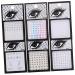 FOMIYES 12 Sheets Face Rhinestone Stickers Face Jewels Stickers Face Sticker Mermaid Face Jewels Flatback Rhinestones Eye Rhinestone Sticker Body Sticker Eye Stickers Makeup Acrylic