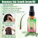 Rosemary Oil Hair Growth Serum & Heat Protectant Spray for Damaged Hair - Scalp Treatments for Hair Loss - Christmas Gifts for Men and Women - Buy Online on GoSupps.com