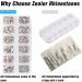 4200 Pieces Flat Back AB Rhinestones for Craft - Round Crystal Gems Stickers for Clothes - 6 Sizes 1.5mm to 4.8mm - Crystal AB Rhinestones - Buy Online on GoSupps.com