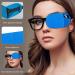 24Pcs Reusable Medical Eye Patches for Glasses - Treat Lazy Eye & Strabismus - Adult Kids Eyepatch Set (Black&Blue) - Buy Online on GoSupps.com