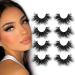 Calphdiar A-4: Fluffy Dramatic Mink Eyelashes - Thick, Long, Wispy Strip, Curly False Lashes - Buy Online on GoSupps.com