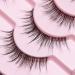 gootrades Short False Eyelashes 10 Pairs - Natural Look, Clear Band, 10mm Small Wispy Cat Eye Lashes for Everyday Wear, Hooded Eyes, Glasses Wearers - Buy Online on GoSupps.com