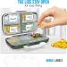 Pill Organizer Airtight Box Large Dispenser | 8 Compartment Travel Supplement Holder | Portable Vitamin Sorter | Daily Medicine Container - Black - Buy Online on GoSupps.com