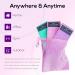 Perfect Stix Booty Bands - 3 Resistance Levels for Legs & Butt | Non-Slip Fabric Exercise Bands Set with Pink Travel Bag - International Shipping Available - Buy Online on GoSupps.com
