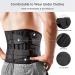 MIOTEQ Lumbar Support Belt - Double Tensile Back Support Massager for Lower Pain Relief | Size L/Large - Black - Buy Online on GoSupps.com