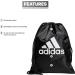 adidas Tournament III Sackpack - Black/White - One Size - Buy Online on GoSupps.com