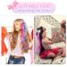 6 Colors Unicorn Bow Clips with Glitter Butterfly Hair Extensions - Princess Dress Up Headdress for Girls - Buy Online on GoSupps.com