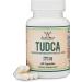 Double Wood Supplements TUDCA Liver Support Supplement 500mg Liver Health Aid for Detox and Cleanse - 60 Capsules