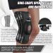 NEENCA Professional Knee Brace for Knee Pain Adjustable Knee Support with Patented X-Strap Fixing System Support and Stability for Joint Pain Relief Arthritis Meniscus Tear ACL PCL Runner Sports Black - Single XXX-Large - Buy Online on GoSupps.com