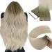 Youngsee virgin tape extensions real hair balayage 45cm tape in extensions Injection invisible tape extensions light brown ombre blond tape real hair extensions smooth 5pcs 12.5g #9a/10/800 45 cm 5 PCs virgin- #9a/10/800