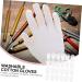 Beavorty 12 Pairs Washable Cotton Gloves Cotton Gloves Cotton Jewelry Gloves Jewelry Cotton Gloves Watch Jewelry Gloves Cotton Gloves for Dry Hands Glove Liners Work Heavy White Coin 21x11x7cm - Buy Online on GoSupps.com