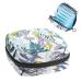 Women's bonds Storage pockets Stillpad holder flower pattern portable period kit pocket feminine product bag for women girls color4