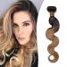 Sego Brazilian Human Hair Bundles Real Hair Body Wave Weave Virgin Extensions 100% unprocessed Brazilian natural black/honeyblond 18 "-1 bundle