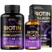 NUTRAHARMONY Biotin Collagen Hyaluronic Acid Capsules & Liquid Biotin Collagen Drops
