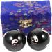 Beaupretty 4-Piece Massage Globe Handballs - Gymnastics Training & Yoga Fitness Massage Balls | Cloisonn Metal Balance Balls for Hand Therapy - Buy Online on GoSupps.com