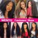 WENYU 24 Lace Front Wigs for Black Women - Curly 13x4 Human Hair, Pre-Plucked with Baby Hair, 150% Density, Brazilian Natural Black - 9A Quality - Buy Online on GoSupps.com