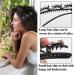 Cute Black Hair Clips Set - 4 Pcs Sparkling Crystal Stone Braided Bands for Women Girls | Rhinestone Flower Butterfly Duckbill Hairpins for Styling - Buy Online on GoSupps.com