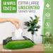 Biodegradable XL Body Wipes for Camping and Travel - 50 Count Pack | Personal Hygiene Shower Wipes for Body and Face - 12''x12'' | Ideal for Women, Men, Kids, and Elderly - Buy Online on GoSupps.com