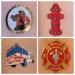 Firefighter Temporary Tattoos 152 Metallic Designs on 8 Sheets for Kids and Adults | Fireman Party Supplies by John & Judy - Buy Online on GoSupps.com