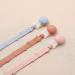 Silicone Pacifier Clip Set of 2 - BPA Free Teether Toys for Boys and Girls - Blush - Buy Online on GoSupps.com
