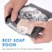 Buy WLLHYF 2PCS Exfoliating Soap Bag Saver - Mesh Bar & Scented Soap Lather Pouch - Foaming Shower & Bath Body Scrubber for Men & Women (Gray - Buy Online on GoSupps.com
