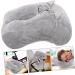 Healeved Neck Nap Pillow - Gray PP Cotton | Comfortable 28x23cm Travel Pillow for Girls - International Shipping Available - Buy Online on GoSupps.com