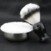 Haryali London Vegan Razor Brush - Synthetic Wet Shaving Brush for Men & Women - Elegant Black Resin Handle - Perfect Travel Accessory - Buy Online on GoSupps.com