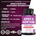 Arnica Capsules 5300mg - Natural Pain Relief with Grape Seed & Turmeric - 3 Month Supply | International Shipping Available - Buy Online on GoSupps.com