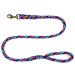 Dog leash large dogs jumbo with hand loop up to 80 kg / guide line / practice line / training line very stable 17 colors (1.30m Florida (7 pastel colors)) 1.30m Florida (7 pastel colors))