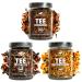 Better in the glass organic tea gift set spiced "sweet chai" merry cinnamon "&" ginger-turkey "| 150 portions of loose tea sweet & without sugar | tea set sustainable | tea gift vegan | tea loose the spicy