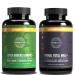 Primal Harvest Supergreens Gummies + Total Male | 2-Pack Bundle | 16 Superfoods + Men s Multivitamin with Botanicals & Zinc | Gummies & Capsules | Food Supplement | 30 Servings Each