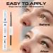 2 in 1 Lash Bond and Seal Glue(5ml+5ml) Eye Lashes Glue for Individual DIY Cluster Extensions Waterproof Eyelashes Adhesive with Mascara Wand Super Strong Hold 48-72 Hours White - Buy Online on GoSupps.com