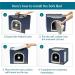 Bedsure Cat Beds for Indoor Cats | Large Cat Cave with Fluffy Ball & Scratch Pad - Foldable Pet House 16.5x16.5x14 - Buy Online on GoSupps.com