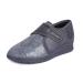 Aerosoft ladies velcro low shoe stretch 19 width GH removable footbed non-slip 38 EU grey