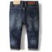 KIDSCOOL SPACE Baby Slim Jeans | Elastic Waist Ripped Denim Pants | Dark Blue, Size 2-3 Years - 2098 - Buy Online on GoSupps.com
