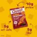 Quest Dipped Cookies & Cream Protein Bars and Spicy Cheddar Cheese Crackers Bundle 12 Count Each - Buy Online on GoSupps.com