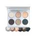 P R MINERALS On Point Eyeshadow Palette  Matte  Shimmer & Metallic Shades  Skincare-Infused Formula Saturday (Bolds) 0.16 Ounce (Pack of 1)