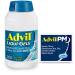 Advil Liqui-Gels Pain Reliever and Fever Reducer  Pain Medicine for Adults with Ibuprofen 200mg for Headache  Backache  Menstrual Pain and Joint Pain Relief - 200 Capsules  Advil PM Ibuprofen - 2 Ct 200 Liqui Gels