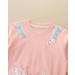 Girls Dinosaur Sweatshirt | Cotton Top for Kids | Long Sleeve Pullover | Age 4-5 Years - Buy Online on GoSupps.com