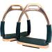 Rose Gold Bendy Safety Flexi Stirrups 4.75 - Strong Treads - Stainless Steel - Horse Riding Equipment - Buy Online on GoSupps.com