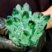 400-500g Green Phantom Quartz Crystal Cluster Specimen Suitable for Home Crystal Cluster - Buy Online on GoSupps.com